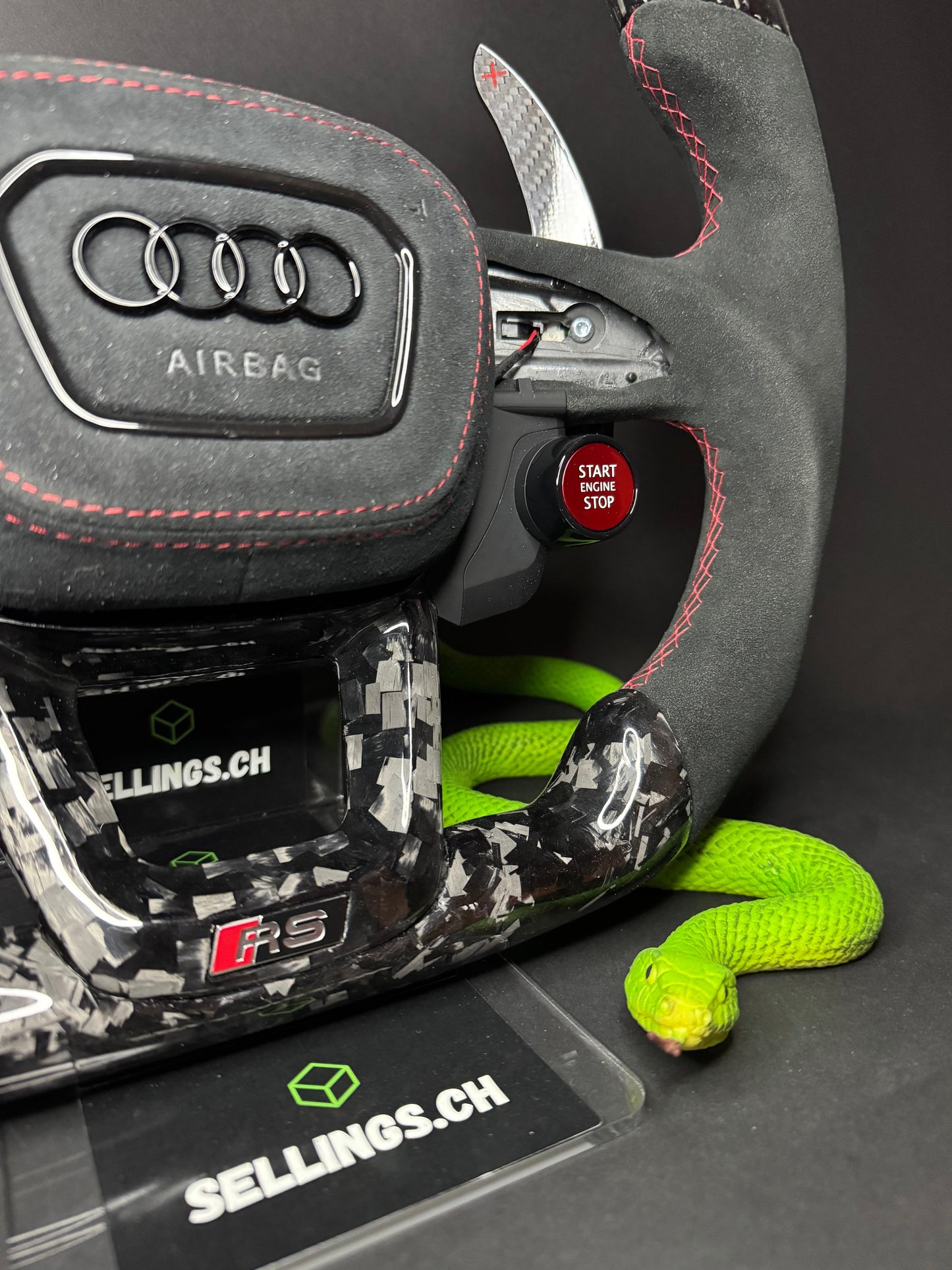 Audi Sport Steering Wheel Forged Carbon (LED)