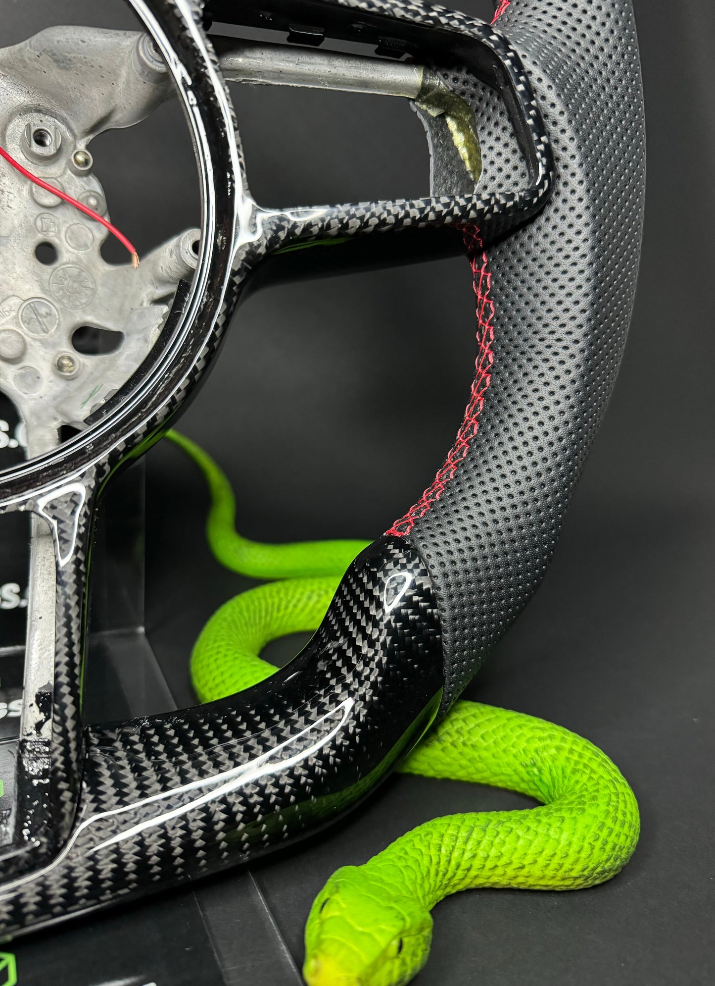 Porsche Carbon Sport Steering Wheel (LED)