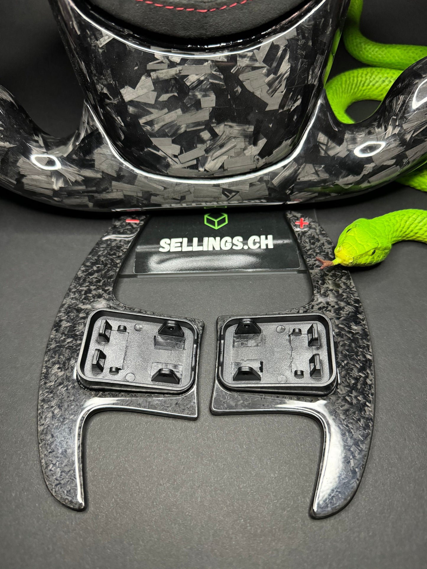 Toyota Supra Sports Steering Wheel Forged Carbon (LED)