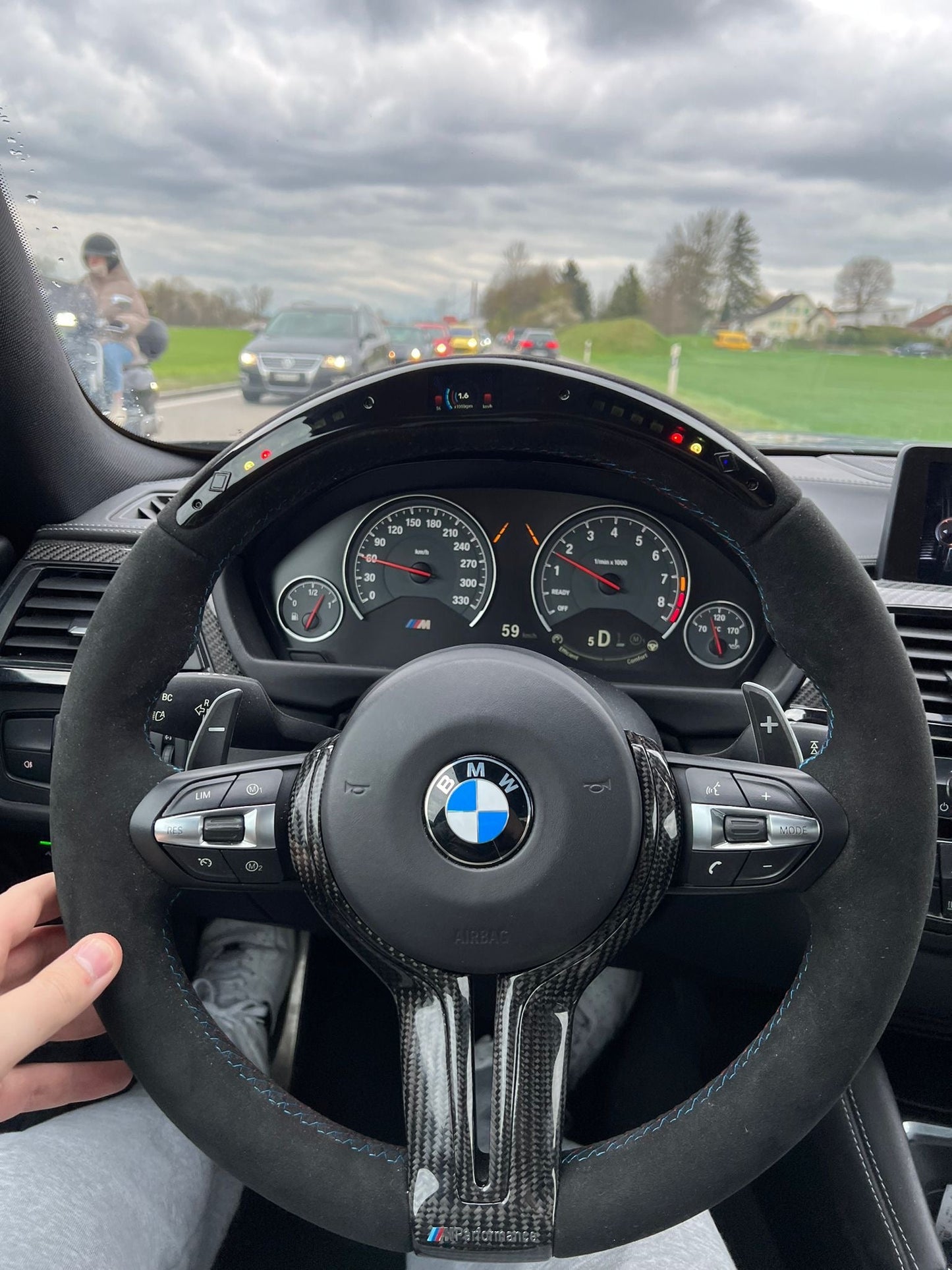 BMW Sport Steering Wheel Alcantara (LED) F-Series