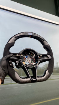 Alfa Romeo Carbon Sports Steering Wheel (LED)