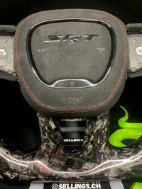 Dodge Sports Steering Wheel Forged Carbon Color Flakes
