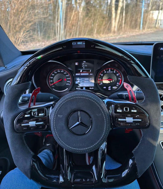 Mercedes AMG Sport Steering Wheel Black (LED)
