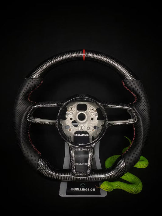 Porsche Carbon Sport Steering Wheel (LED)