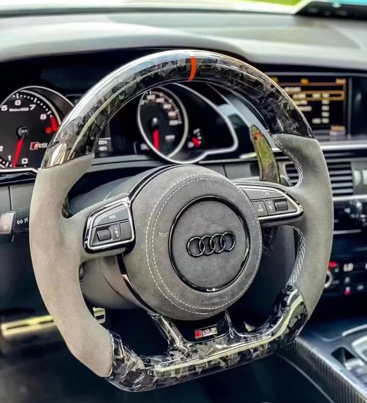 Audi Sport Steering Wheel Forged Carbon