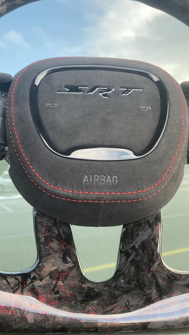 Dodge Sports Steering Wheel Forged Carbon Color Flakes