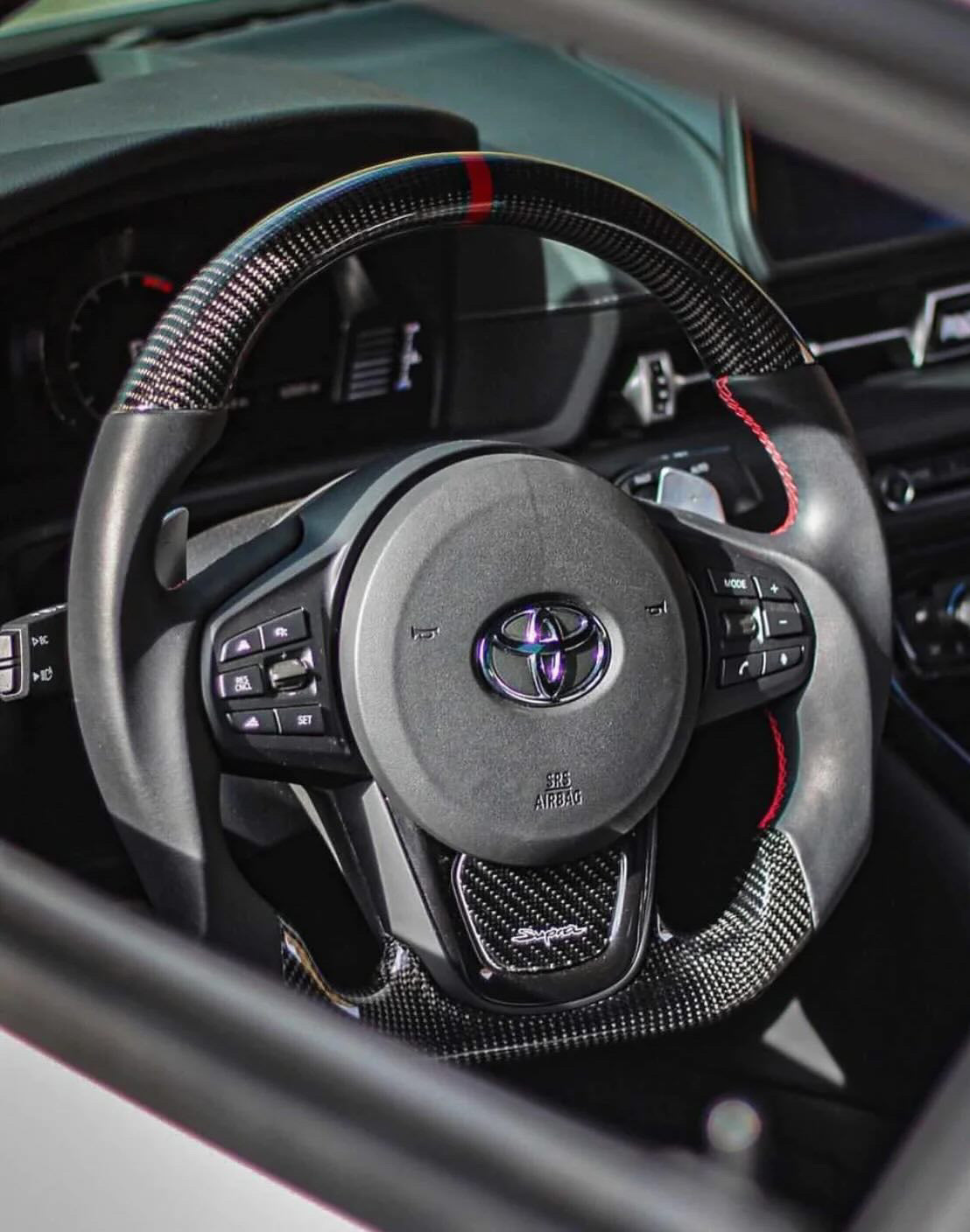 Toyota Supra Carbon Sports Steering Wheel