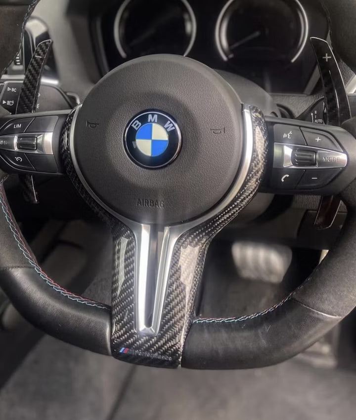 ///M Performance Carbon Steering Wheel Trim
