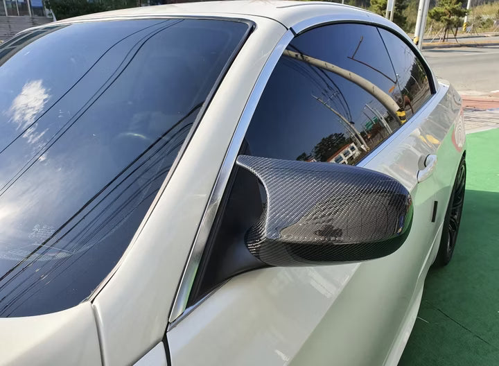 BMW Carbon/Black Mirror Caps 1 and 3 Series E-Series
