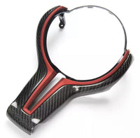 ///M Performance Carbon Steering Wheel Trim