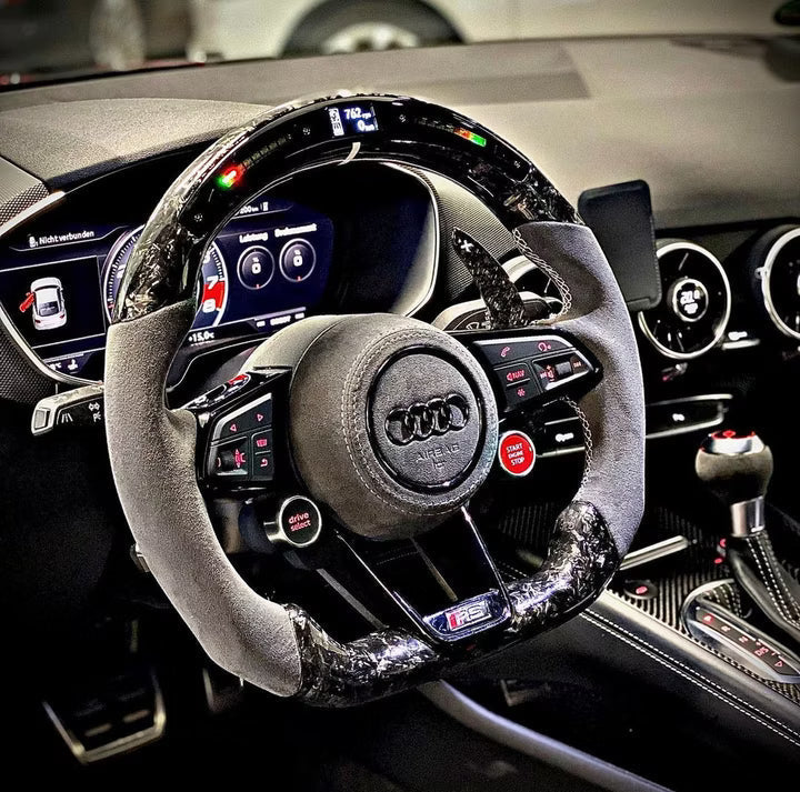 Audi Sport Steering Wheel Forged Carbon LED (Upgrade for R8)