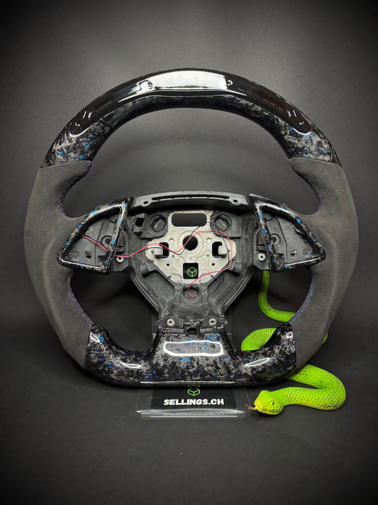 Chevrolet Camaro Sport Steering Wheel Forged Carbon Color Splitter (LED)