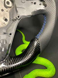 VW Golf 8 Carbon Sports Steering Wheel (LED)