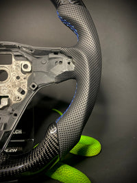 VW Golf 8 Carbon Sports Steering Wheel (LED)