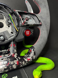 Audi Sport Steering Wheel Forged Carbon Color Splitter