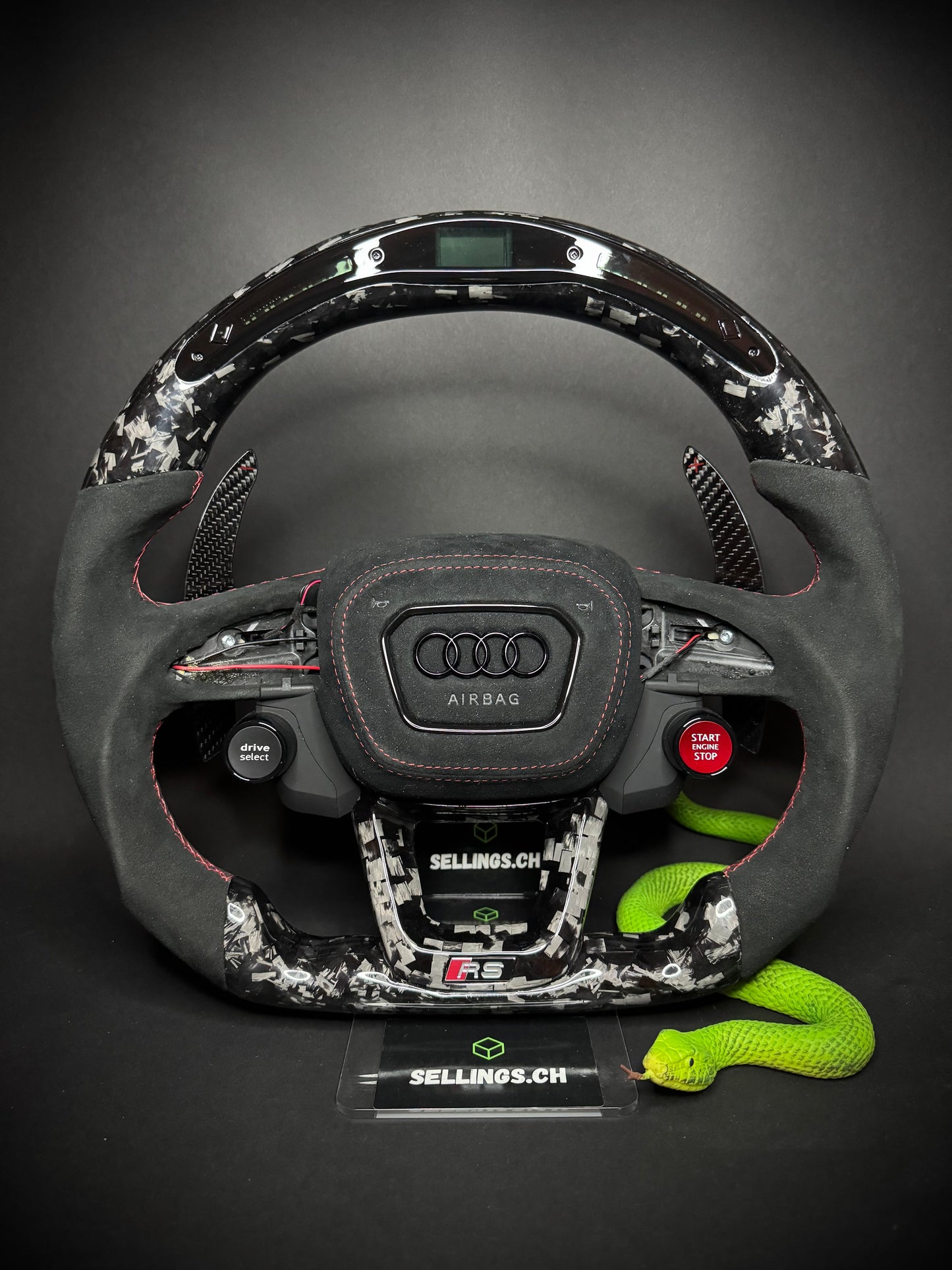 Audi Sport Steering Wheel Forged Carbon (LED)
