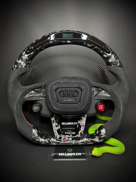 Audi Sport Steering Wheel Forged Carbon (LED)