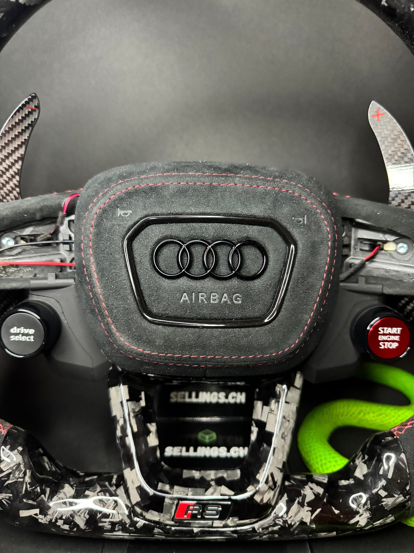 Audi Sport Steering Wheel Forged Carbon (LED)