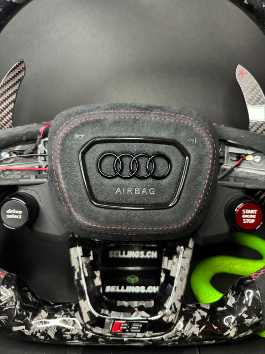 Audi Sport Steering Wheel Forged Carbon (LED)