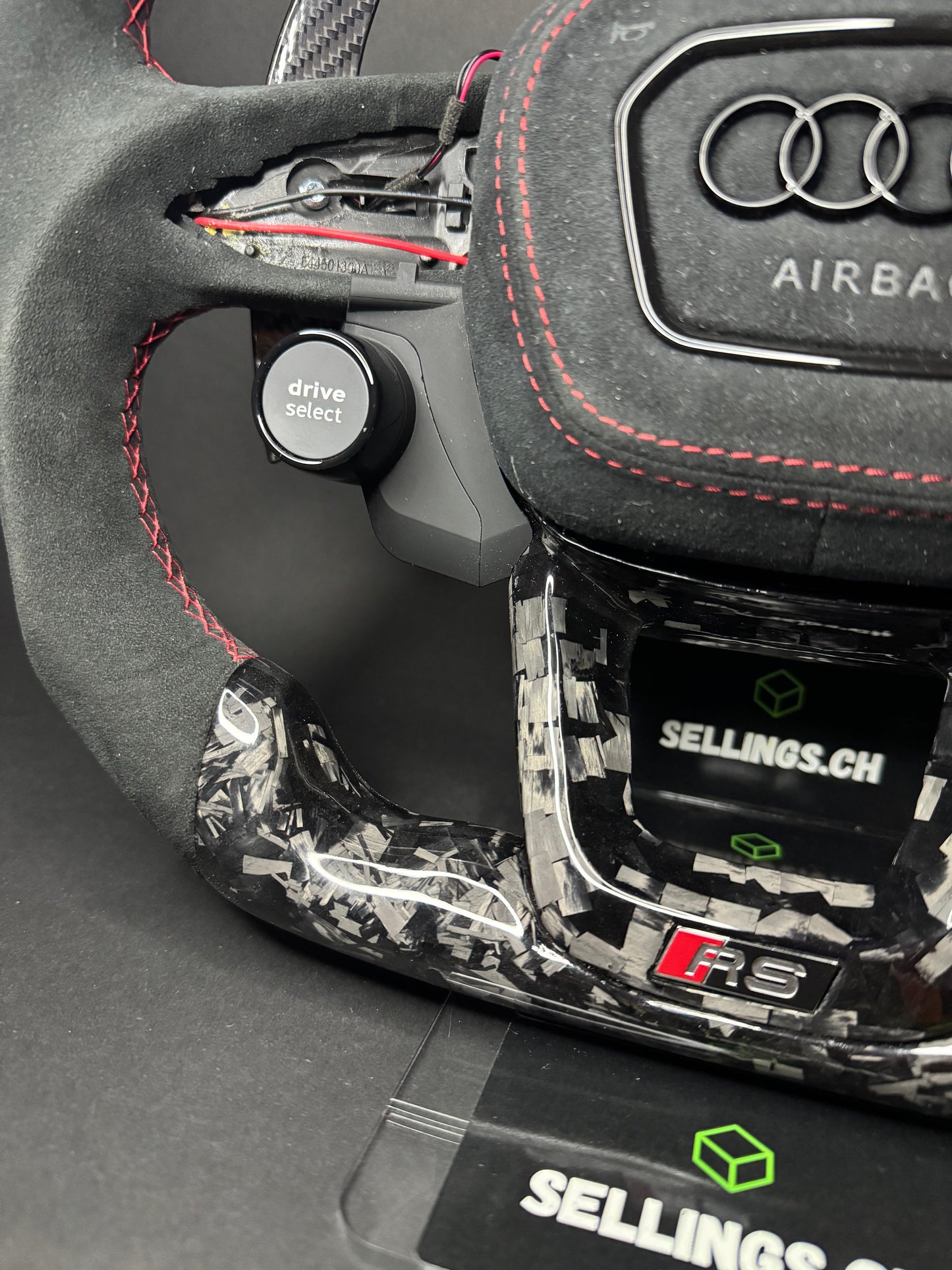 Audi Sport Steering Wheel Forged Carbon (LED)