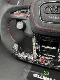Audi Sport Steering Wheel Forged Carbon (LED)