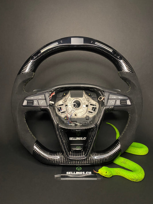 Seat Sport Steering Wheel Carbon (LED)