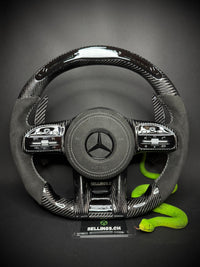 Mercedes AMG Sport Steering Wheel Carbon (LED)