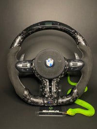 BMW Sport Steering Wheel Forged Carbon LED (Upgrade to Facelift)