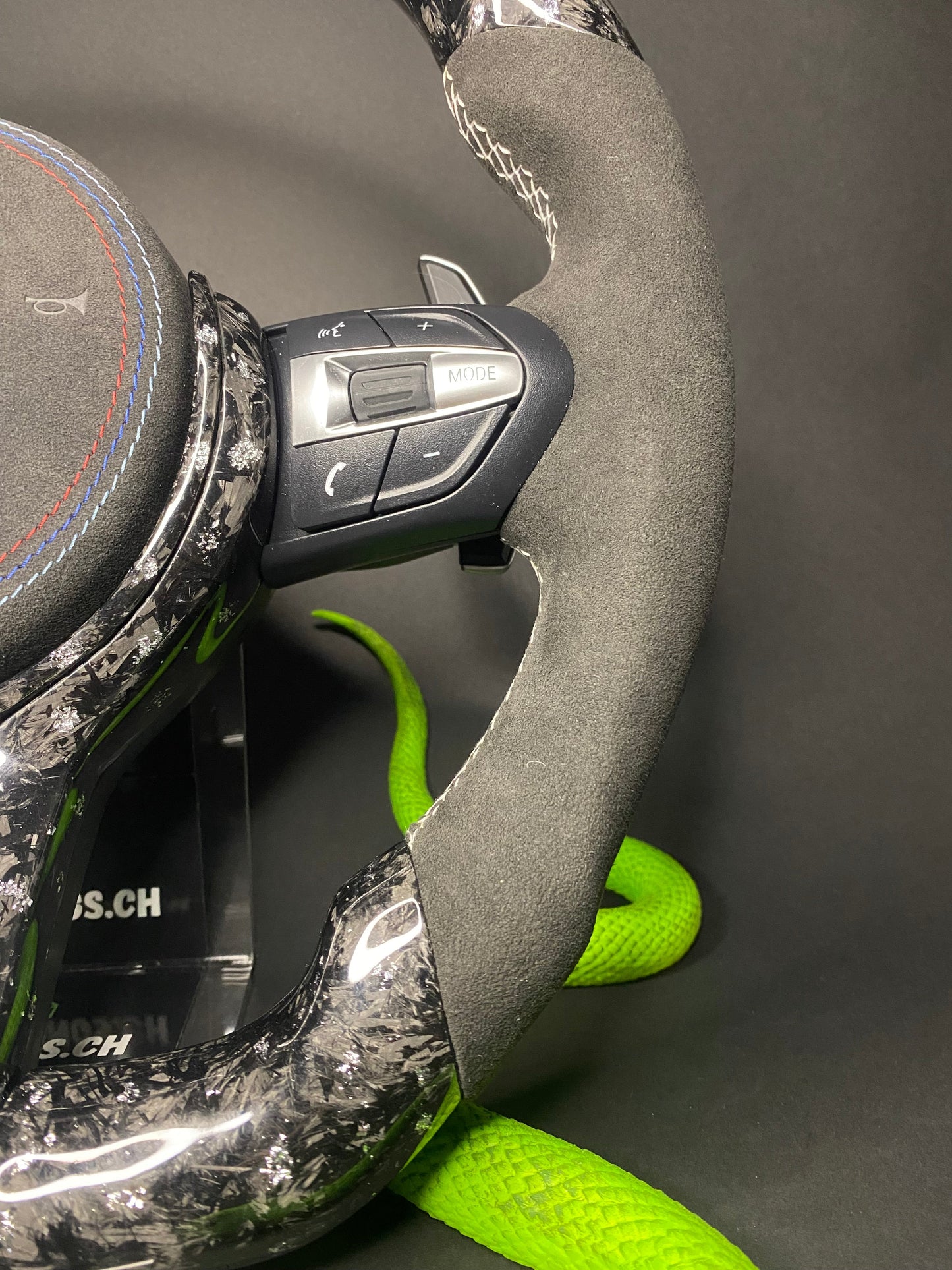 BMW Sport Steering Wheel Forged Carbon LED (Upgrade to Facelift)