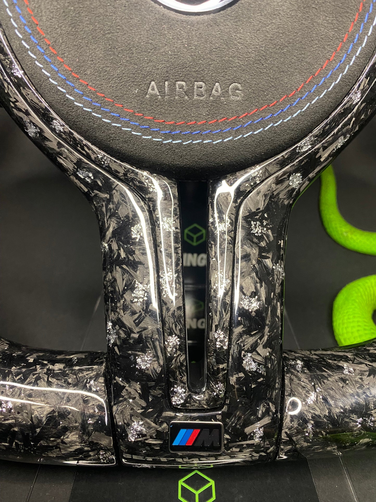 BMW Sport Steering Wheel Forged Carbon LED (Upgrade to Facelift)