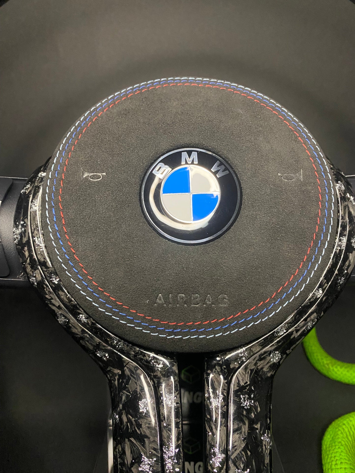 BMW Sport Steering Wheel Forged Carbon LED (Upgrade to Facelift)
