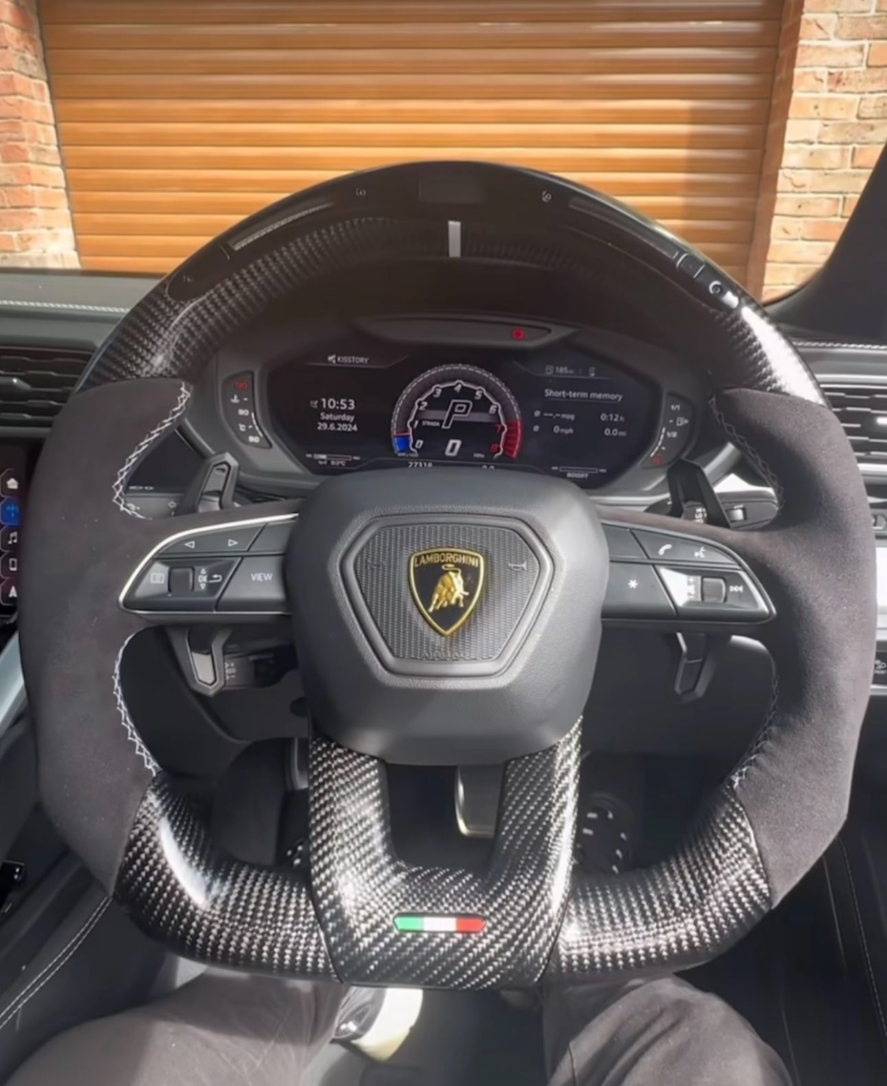 Lamborghini Sport Steering Wheel Carbon (LED)