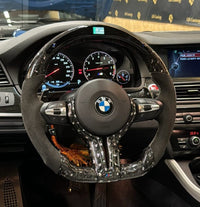 BMW Sport Steering Wheel Forged Carbon LED (Upgrade to Facelift)