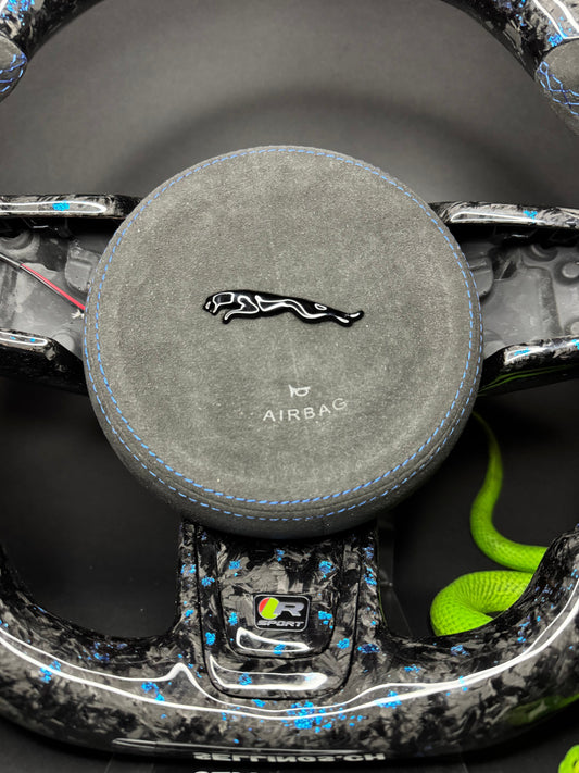 Jaguar Sport Steering Wheel Forged Carbon Color Splitter (LED)