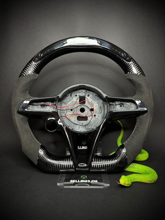 Alfa Romeo Carbon Sports Steering Wheel (LED)