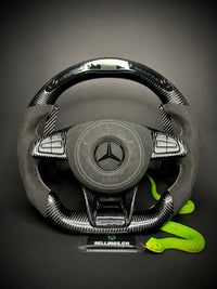 Mercedes AMG Sport Steering Wheel Carbon (LED)