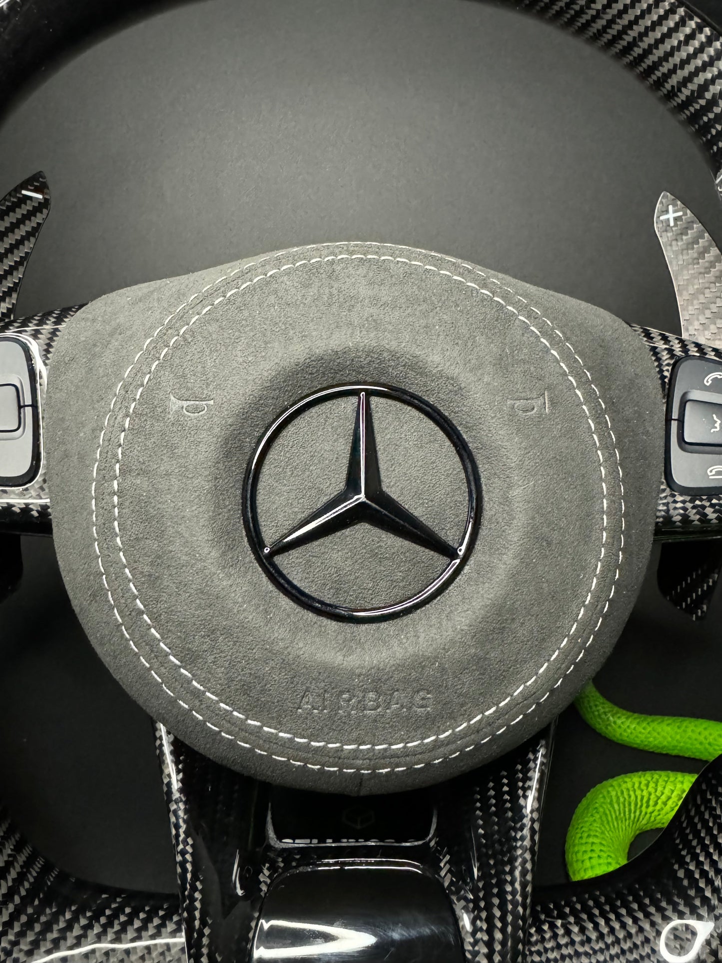 Mercedes AMG Sport Steering Wheel Carbon (LED)