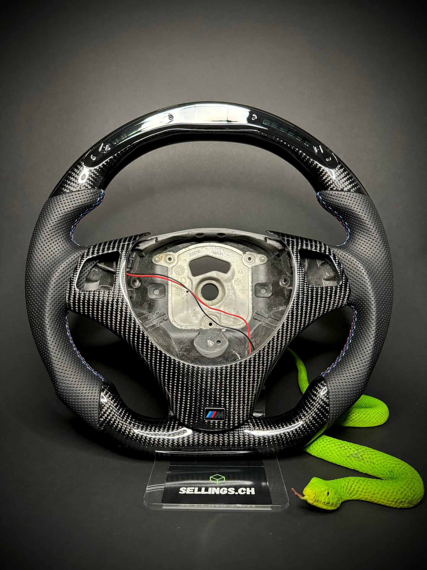 BMW Sport Steering Wheel Carbon (LED) E-Series