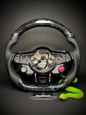 compare product VW Golf 7/7.5 Sports Steering Wheel Forged Carbon Color Splitter (LED)
