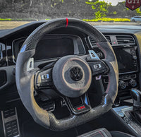 VW Golf 7/7.5 Carbon Sports Steering Wheel