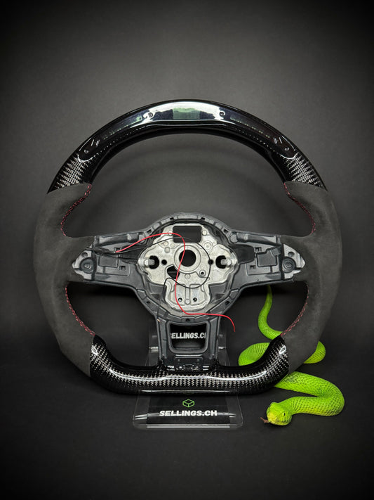 VW Golf 7/7.5 Carbon Sport Steering Wheel (LED)