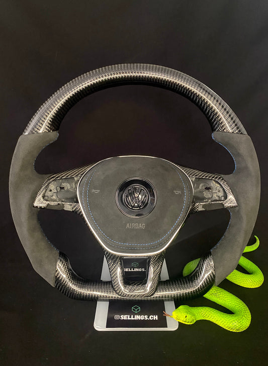 VW Carbon Sports Steering Wheel Standard (LED)