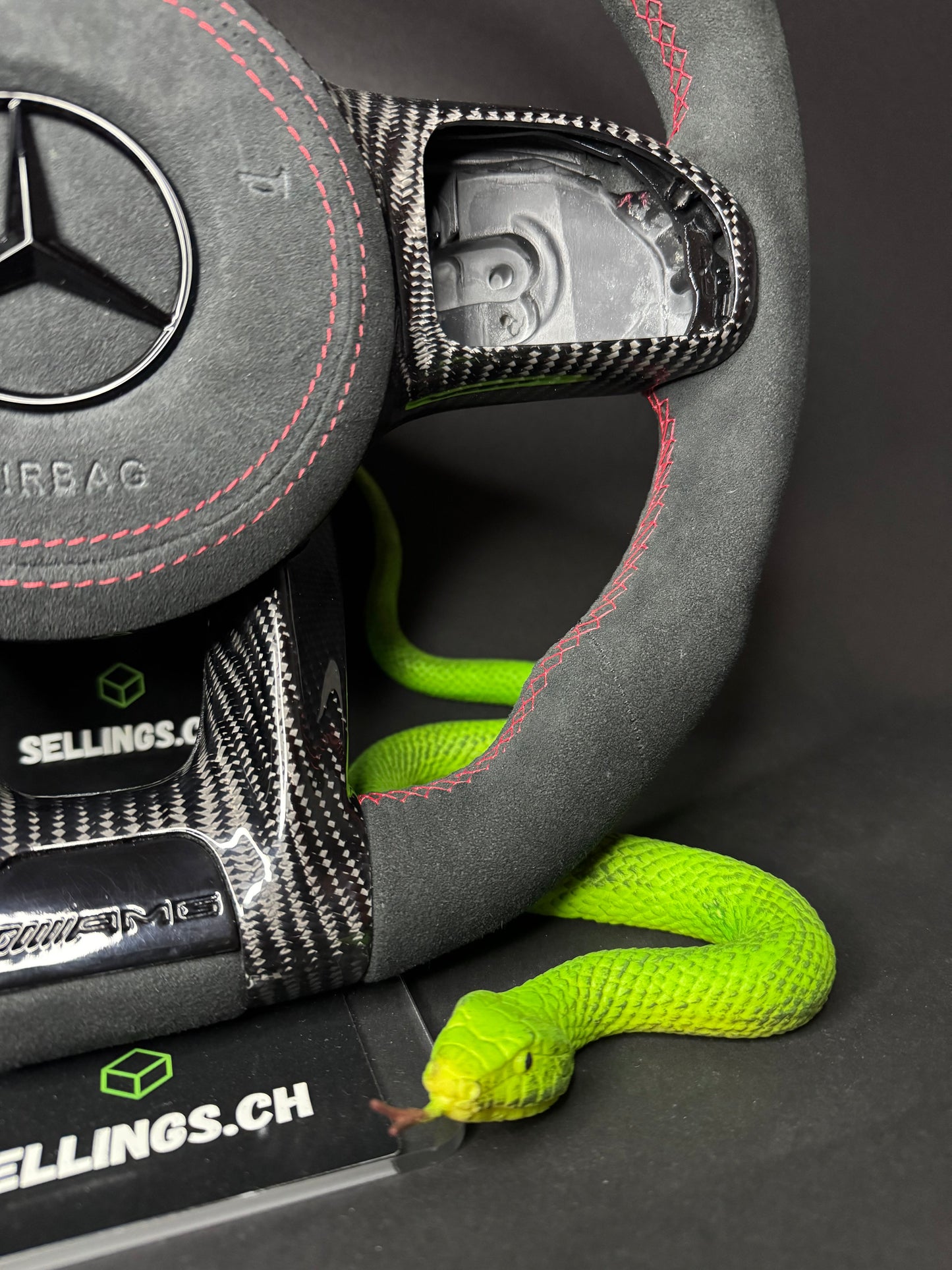 Mercedes AMG Sport Steering Wheel Alcantara
