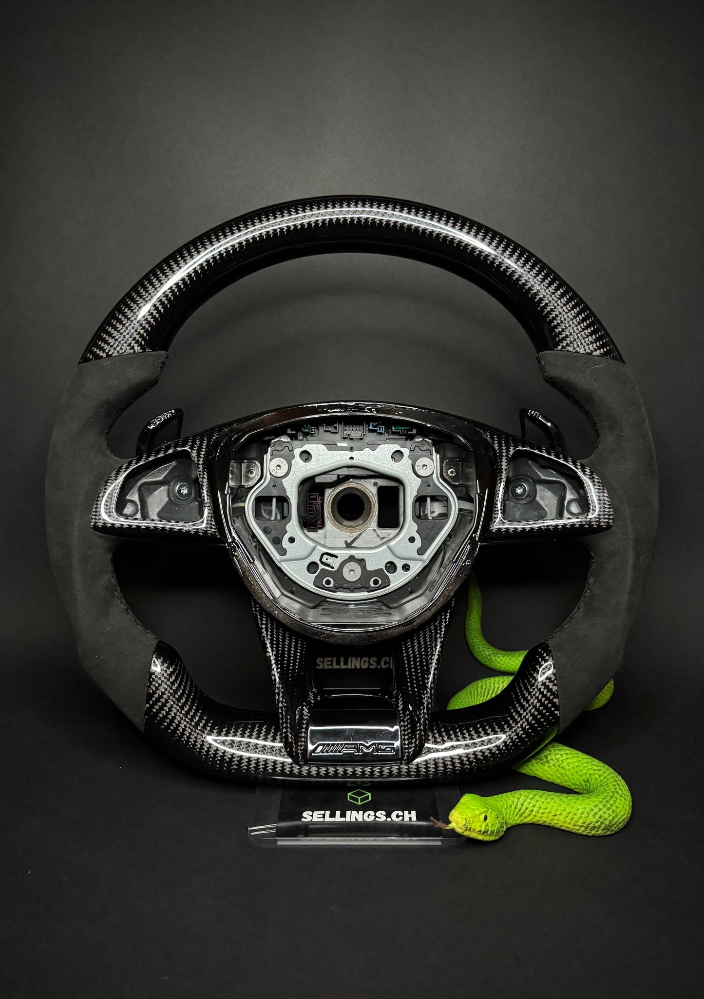 Mercedes AMG Carbon Sports Steering Wheel