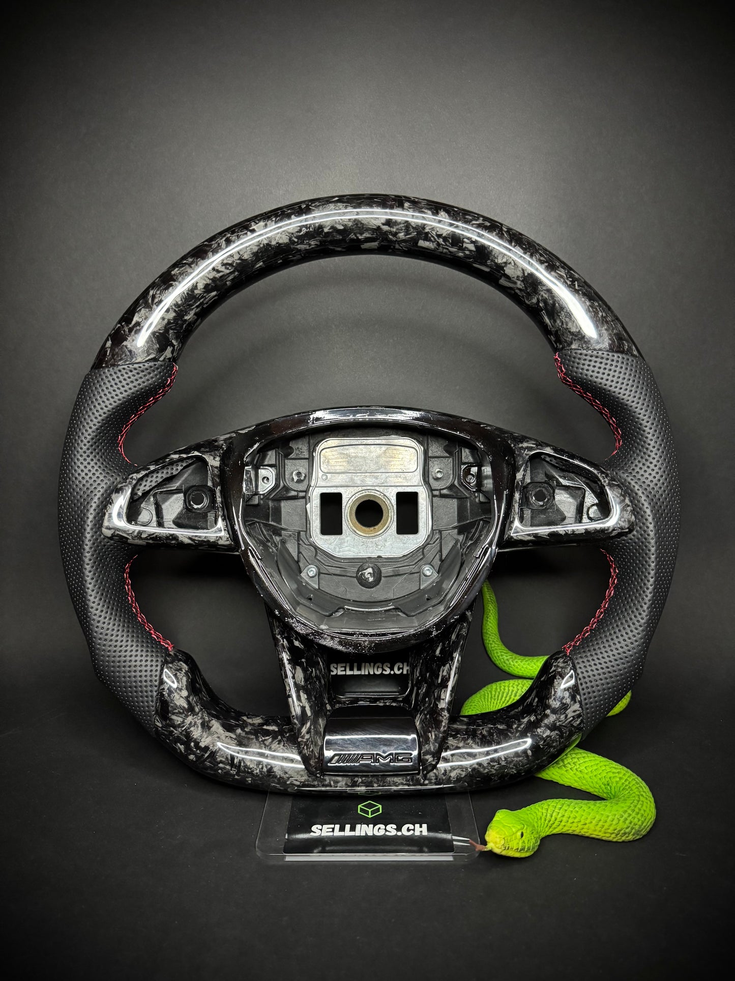 Mercedes AMG Sport Steering Wheel Forged Carbon