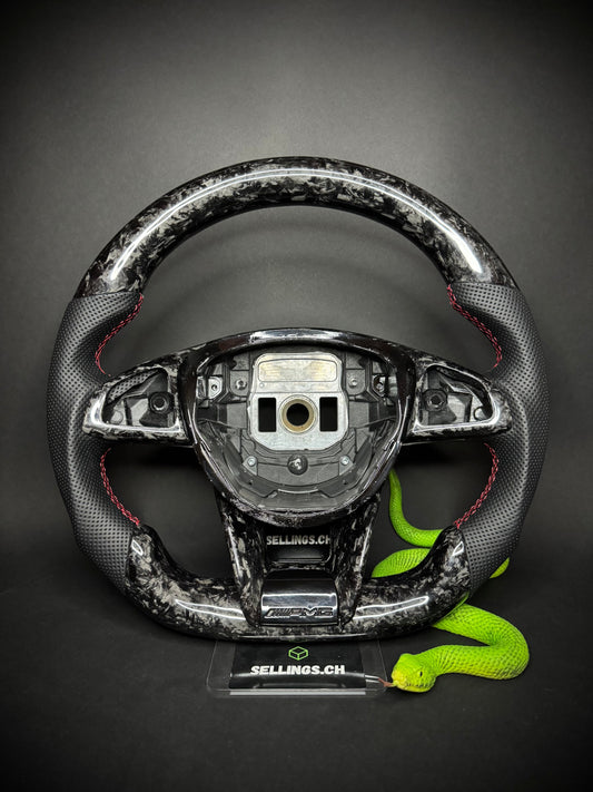 Mercedes AMG Sport Steering Wheel Forged Carbon