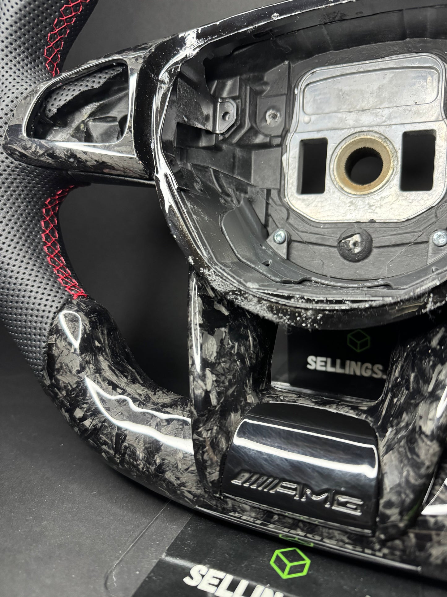 Mercedes AMG Sport Steering Wheel Forged Carbon