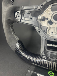 VW Golf 7/7.5 Carbon Sports Steering Wheel