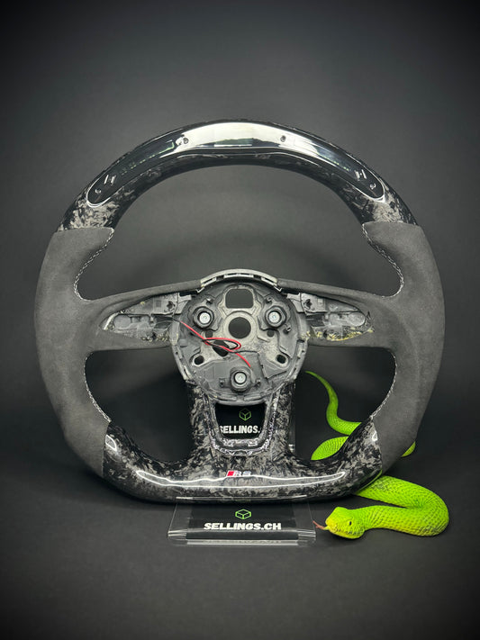Audi Sport Steering Wheel Forged Carbon (LED)