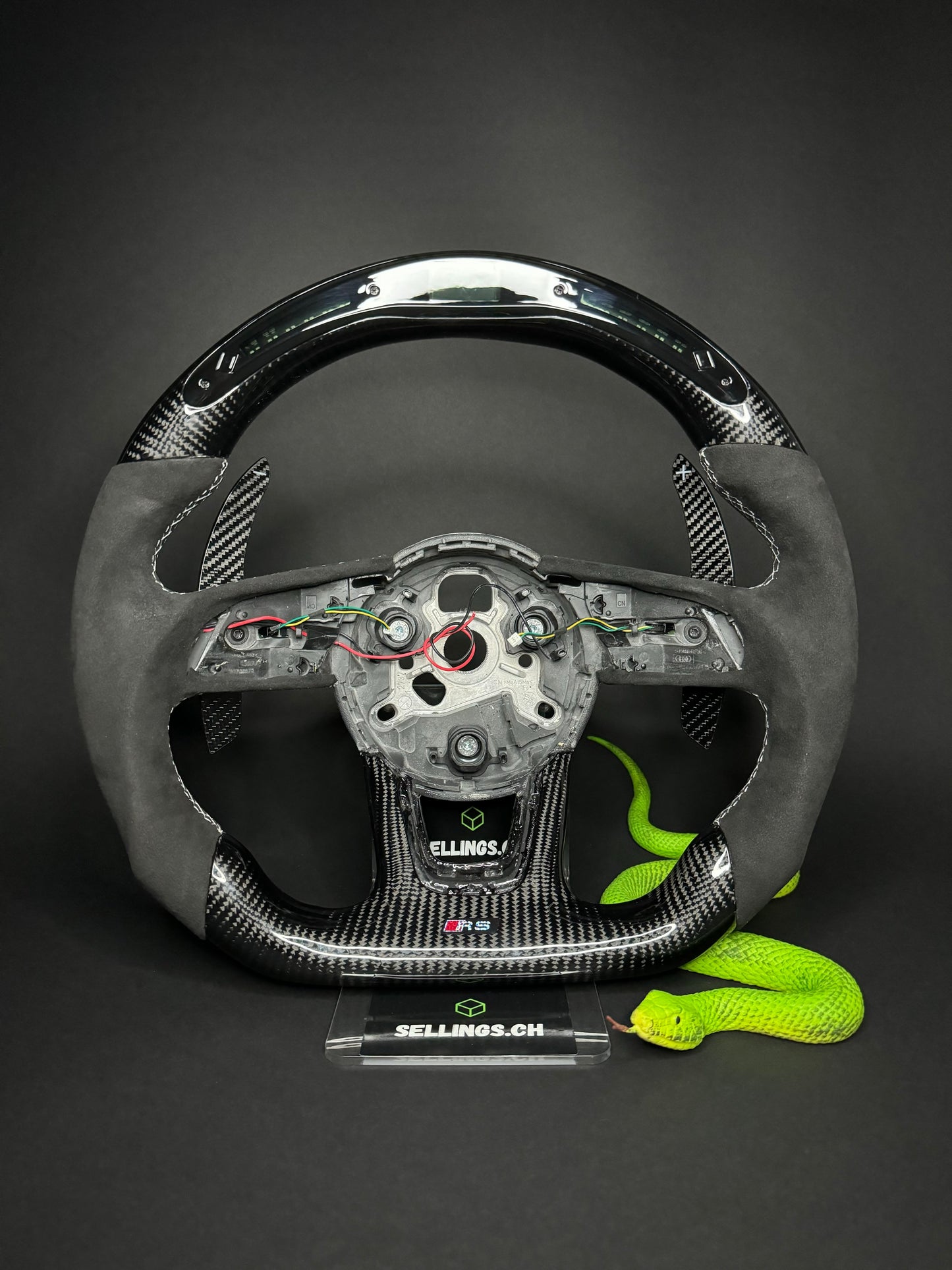 Audi Sport Steering Wheel Carbon (LED)